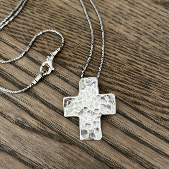 Silpada Sterling Cross Pendant Necklace - Picture 6 of 14